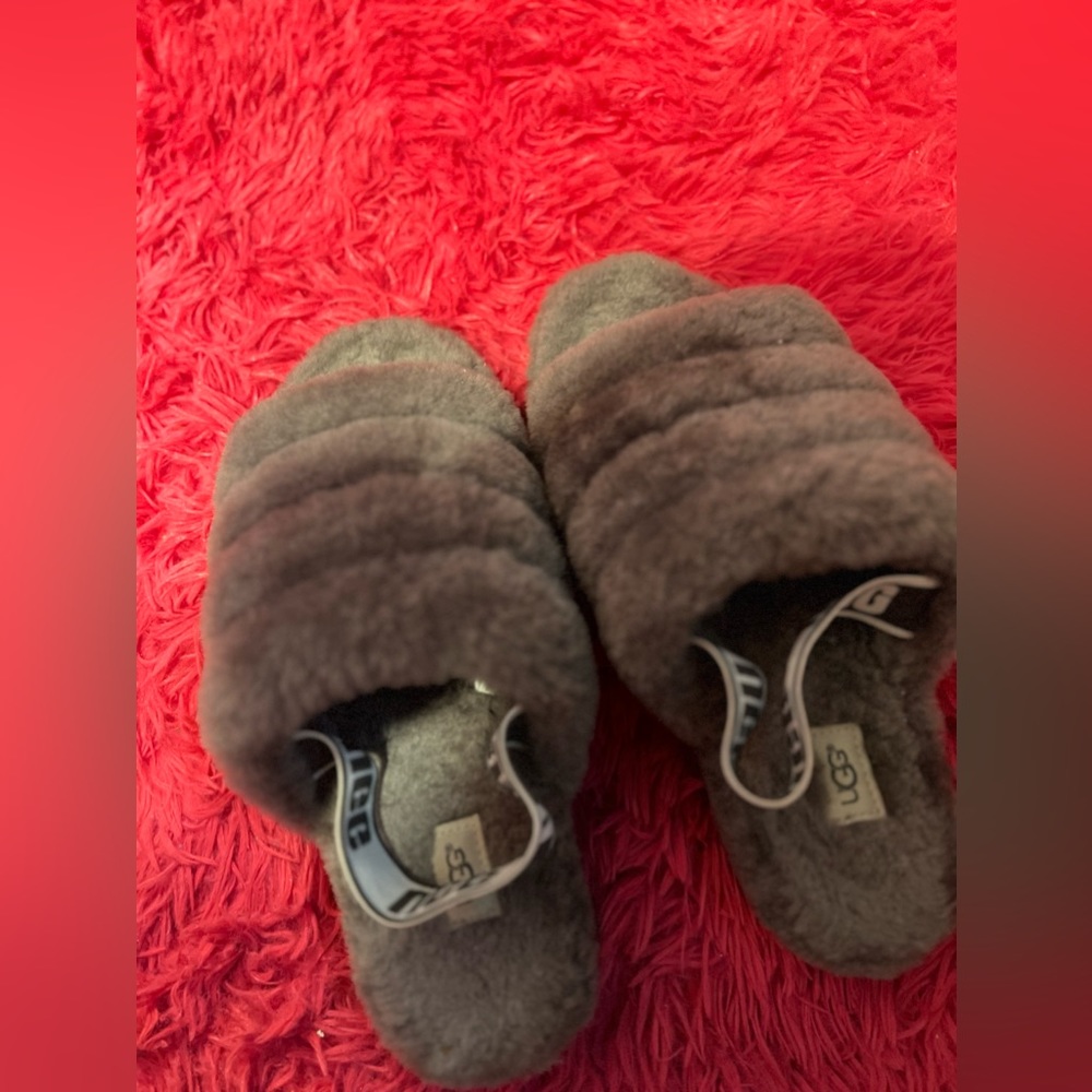 Uggs Fluff Yeah Shearling Slingback Slippers - image 3